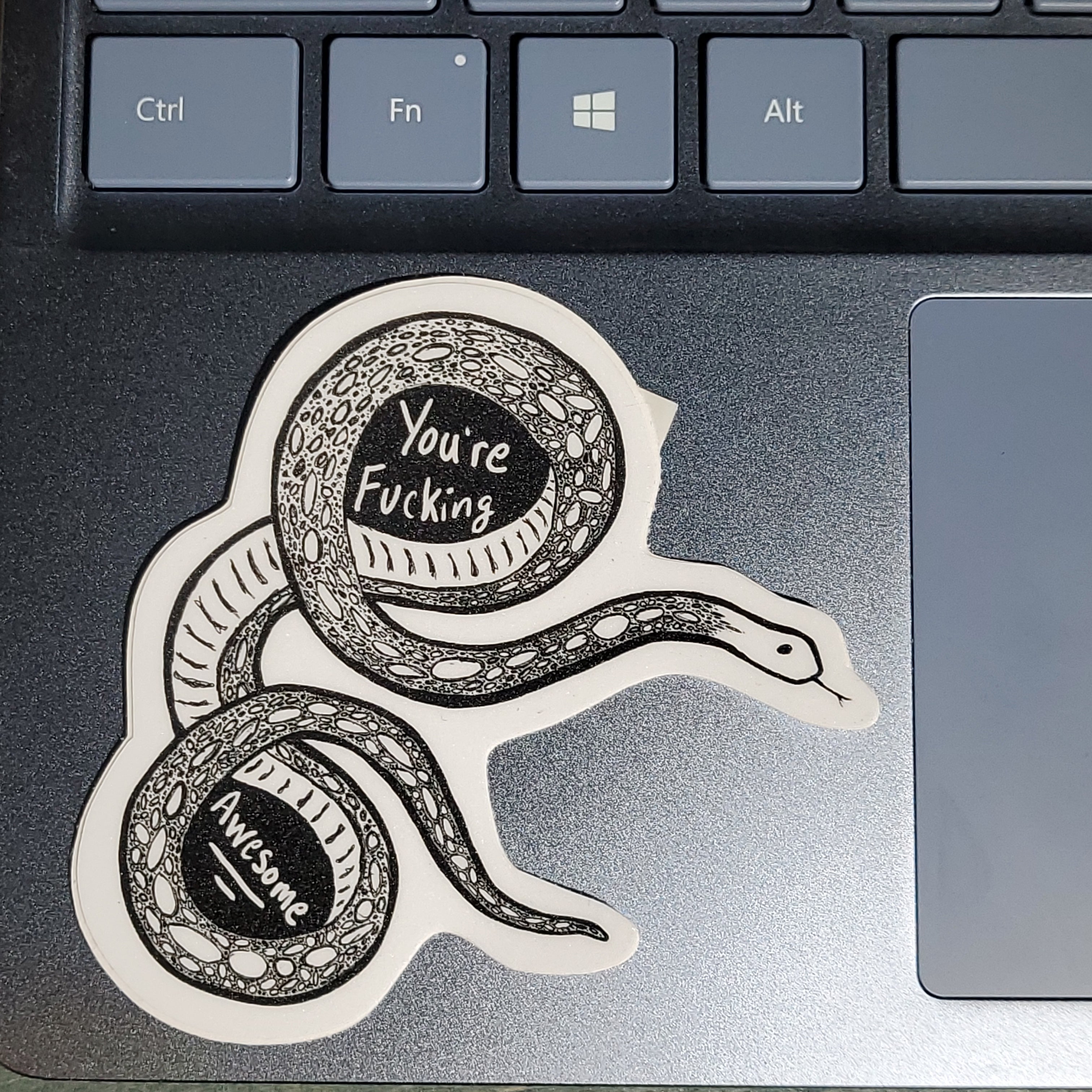 Sticker Snake Awesome-hotRAGS.com
