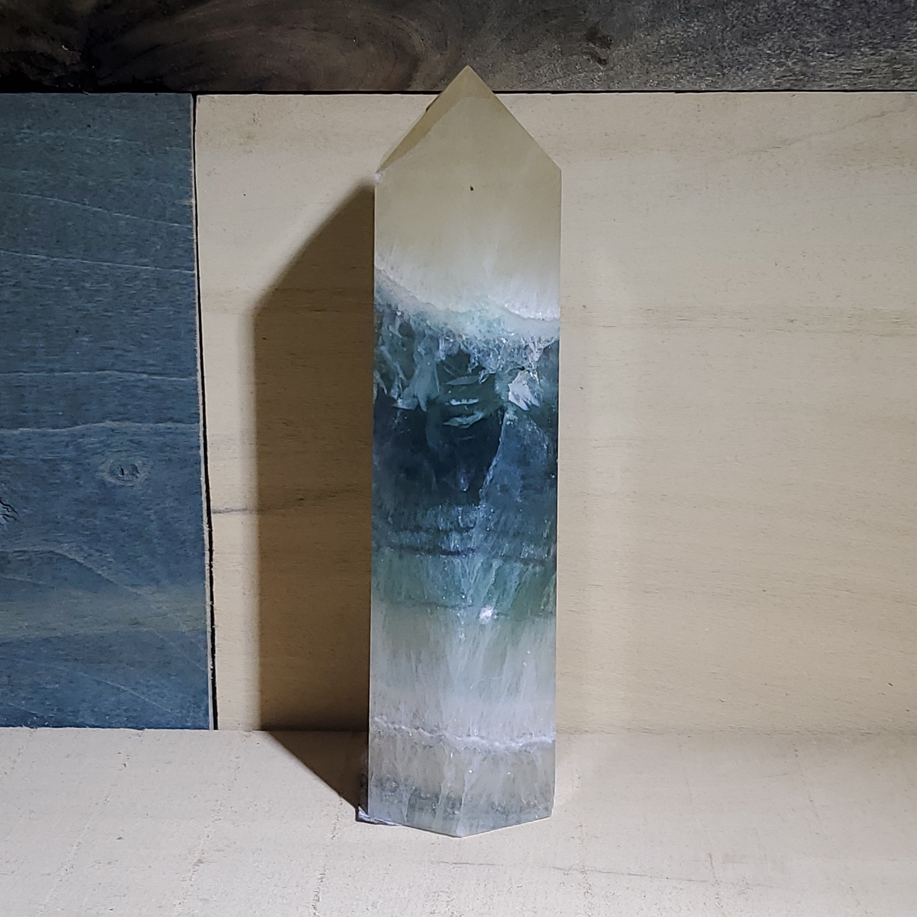 Crystal Tower Fluorite-hotRAGS.com