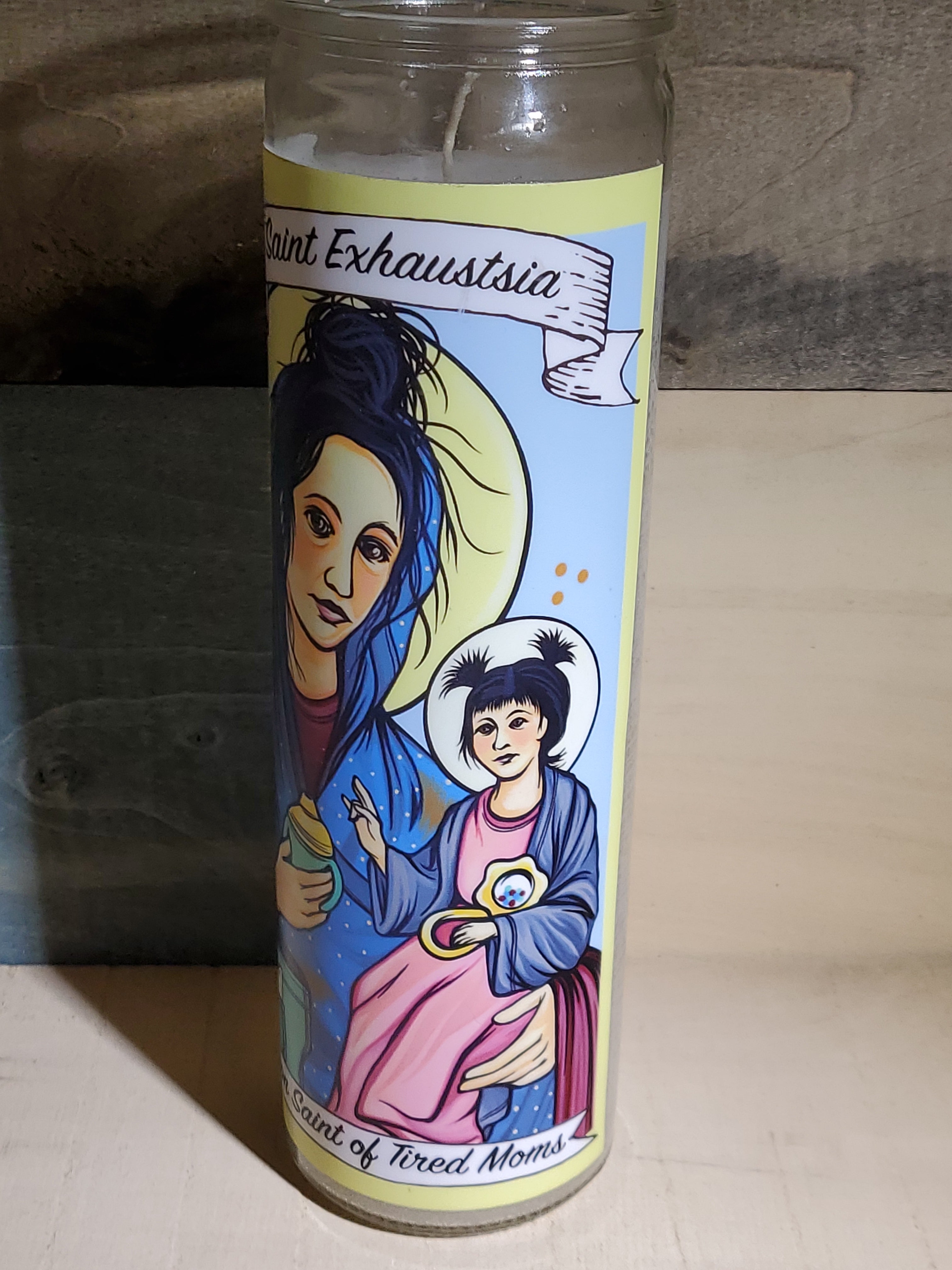 Candle Saint Exhaustia-hotRAGS.com