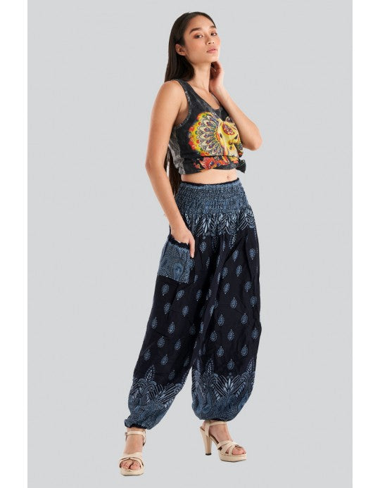 Harem Pants With Pockets-hotRAGS.com