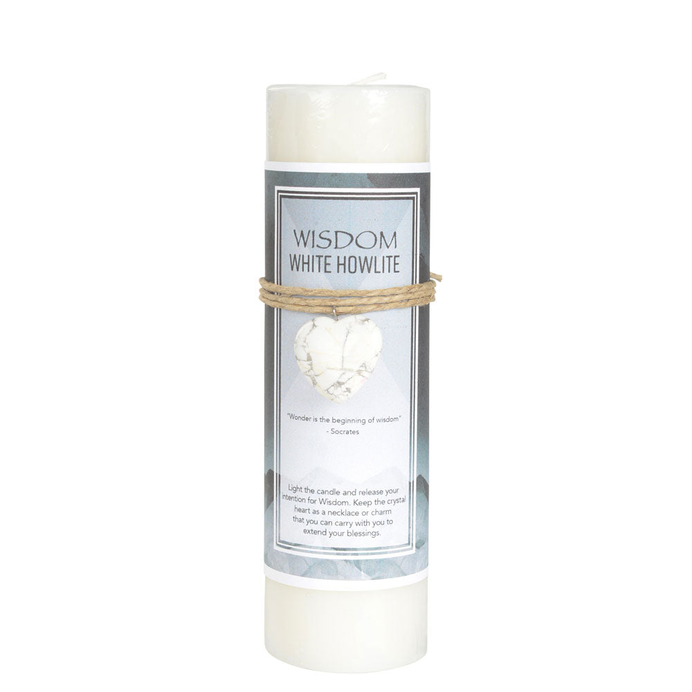 Candle Wisdom Crystal Heart-hotRAGS.com