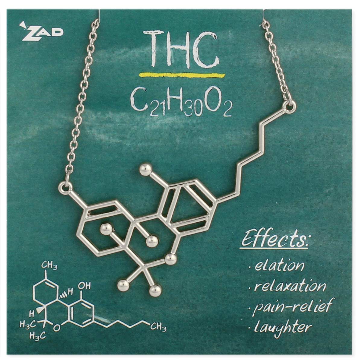 Necklace Thc Molecule-hotRAGS.com