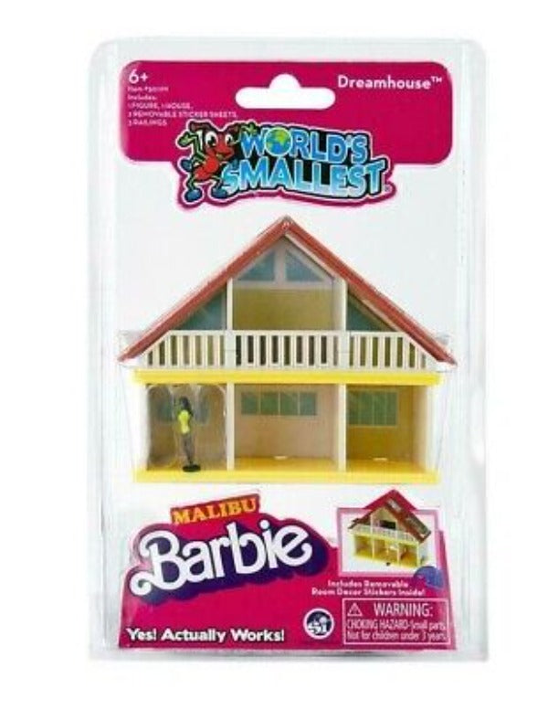 Toy - World's Smallest - Malibu Barbie Dreamhouse - Barbie May Vary-hotRAGS.com