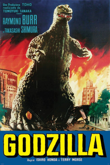 Poster Godzilla Blue Version-hotRAGS.com