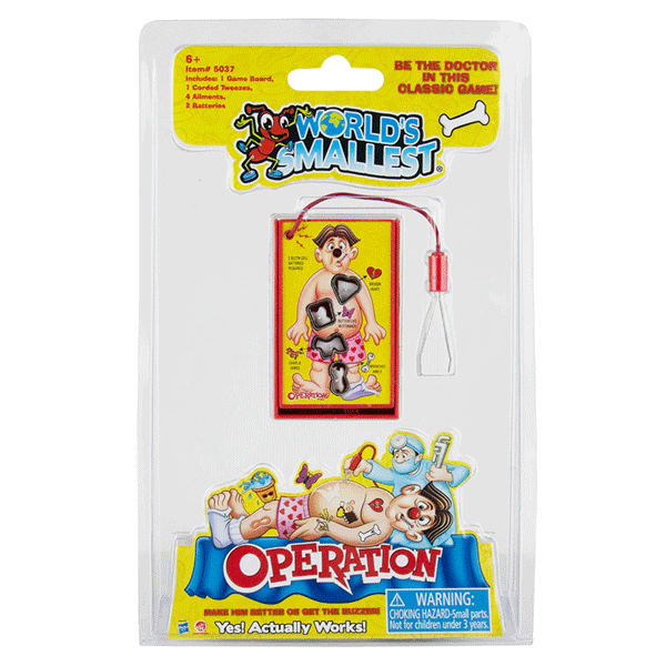 Toy World's Smallest Toy -  Operation-hotRAGS.com