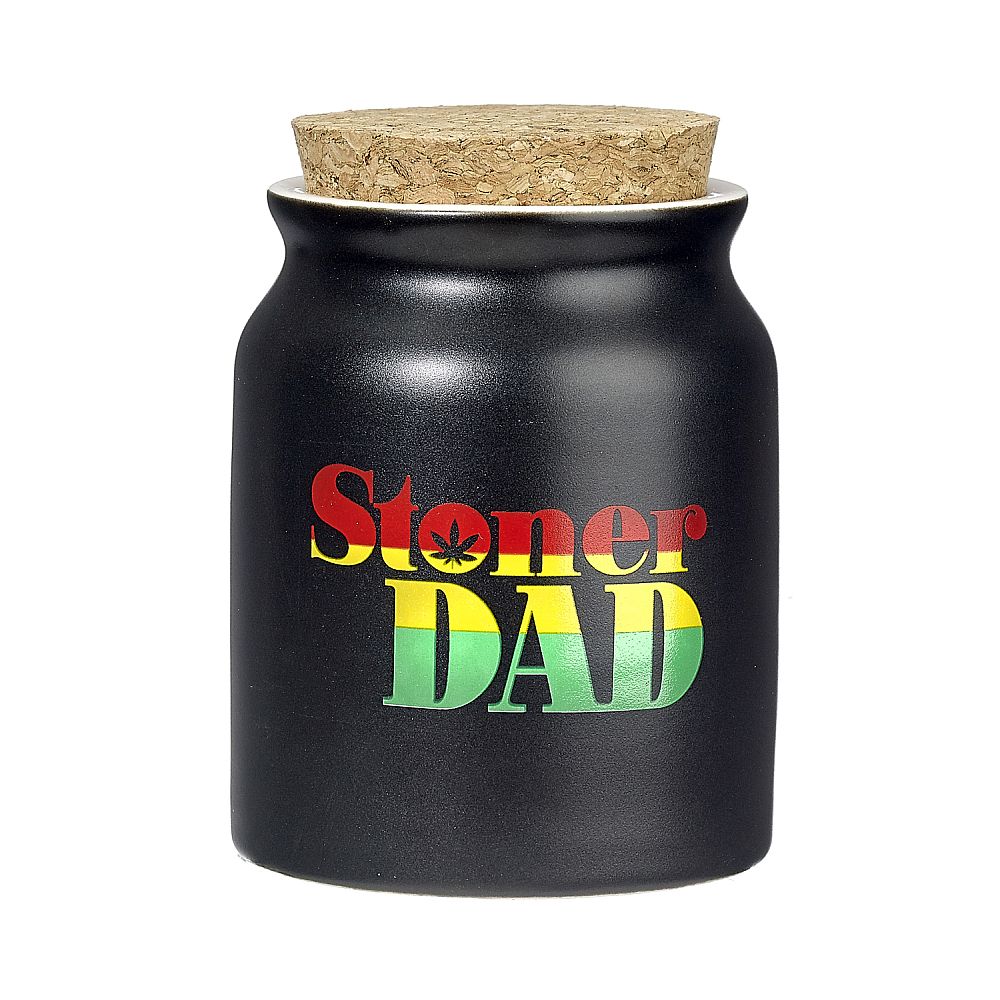STONER DAD STASH JAR - RASTA LETTERS-hotRAGS.com