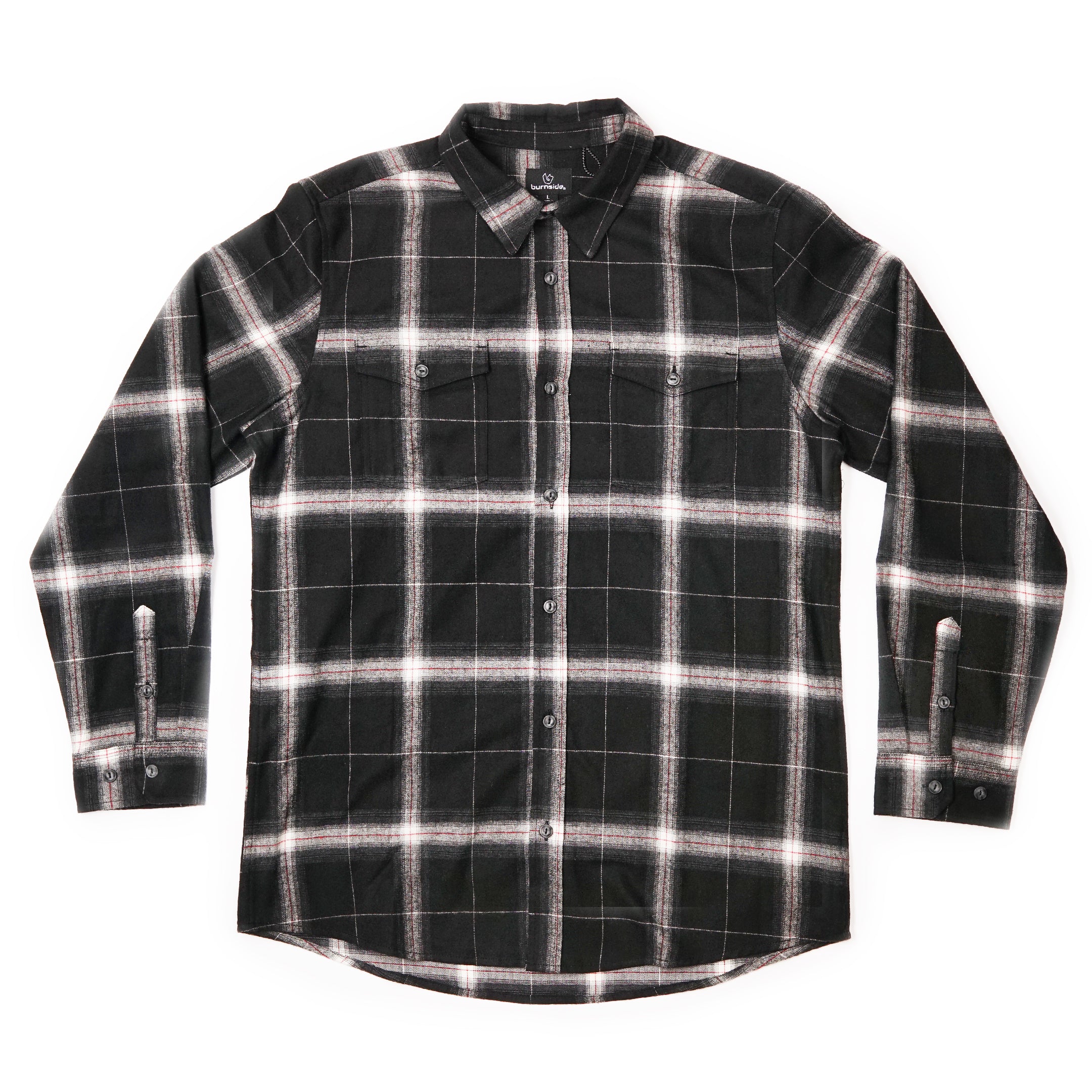 Men Shirt Flannel Black-hotRAGS.com