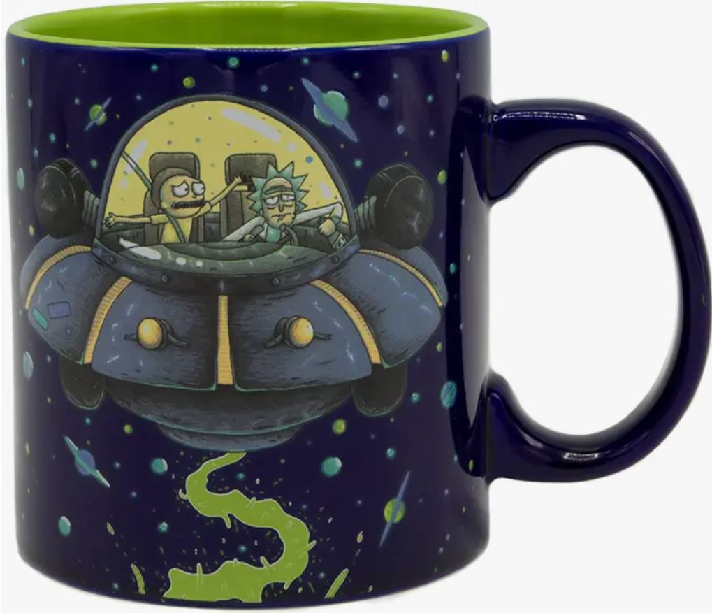 Rick and Morty Spaceship Googus Mug-hotRAGS.com
