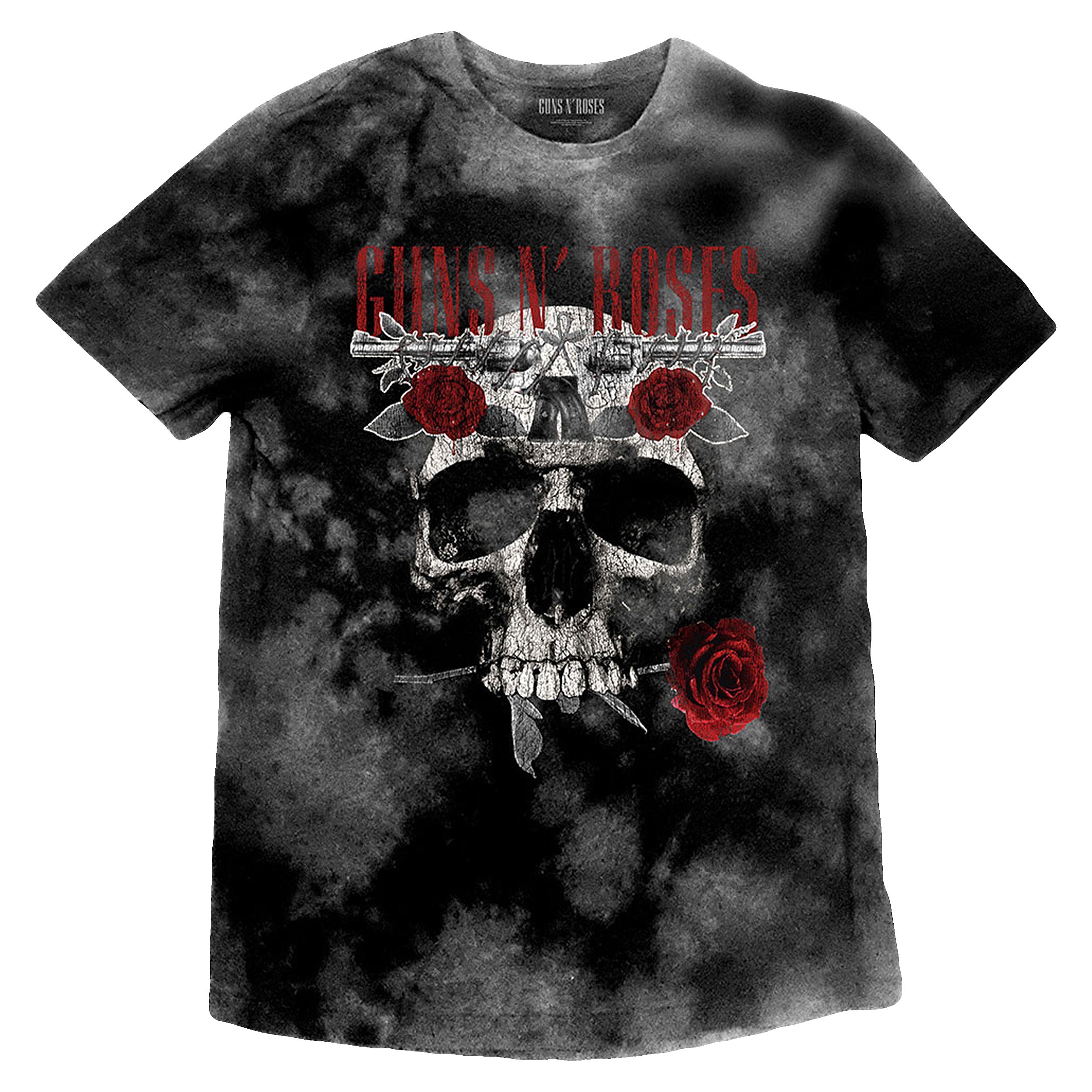 T Shirt Guns Roses Dip Dye-hotRAGS.com