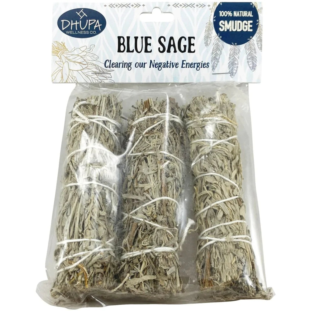 Blue Sage Smudge Sticks (pack Of 3)-hotRAGS.com