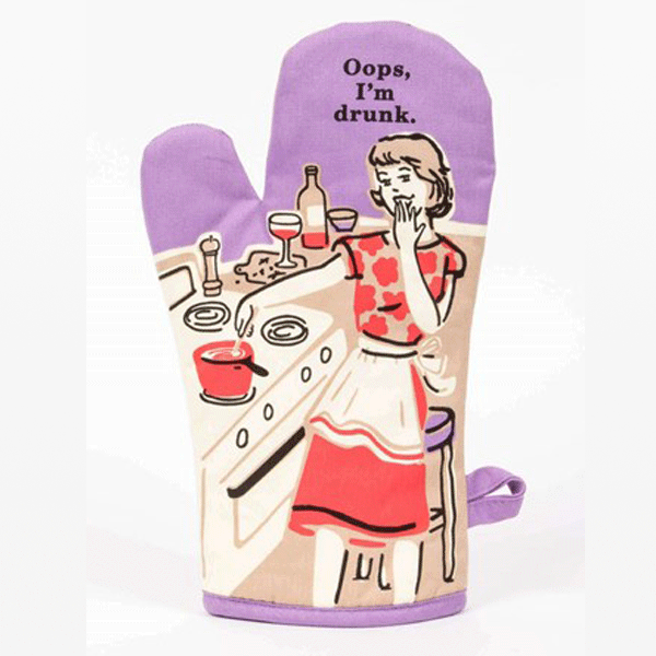 Kitchen Oven Mitt - Oops, I'm Drunk - Thumbnail 2