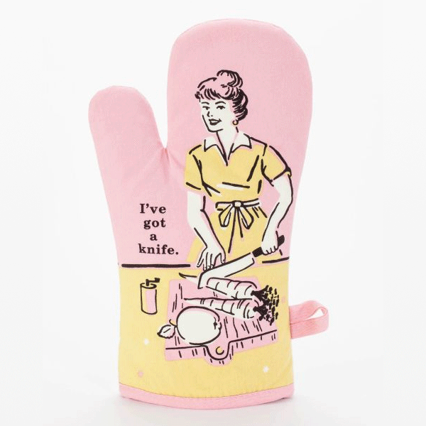 Kitchen Oven Mitt - I've Got A Kinfe-hotRAGS.com