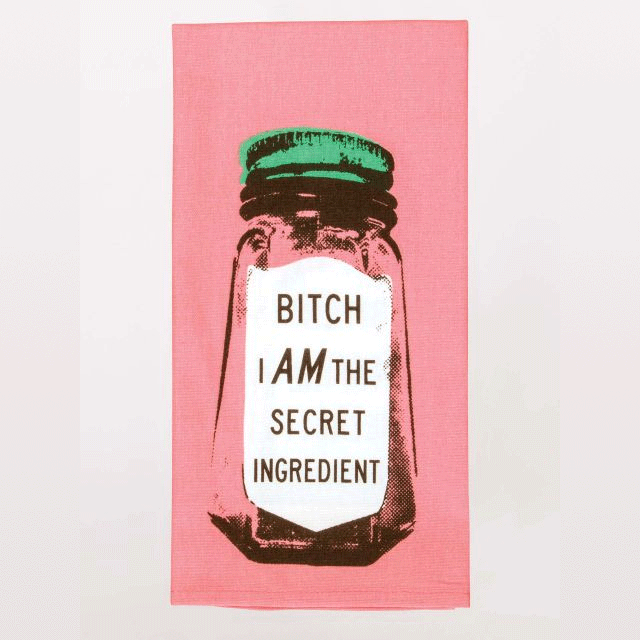 Kitchen Dish Towel - Bitch I AM The Secret Ingredient-hotRAGS.com