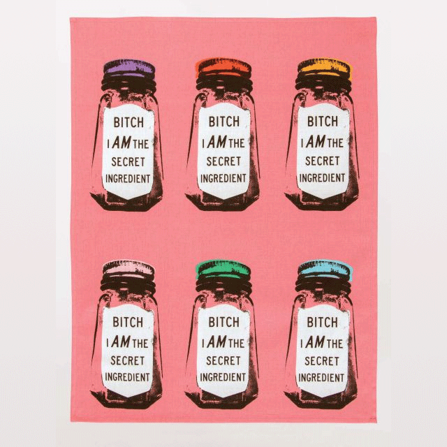 Kitchen Dish Towel - Bitch I AM The Secret Ingredient - Thumbnail 2