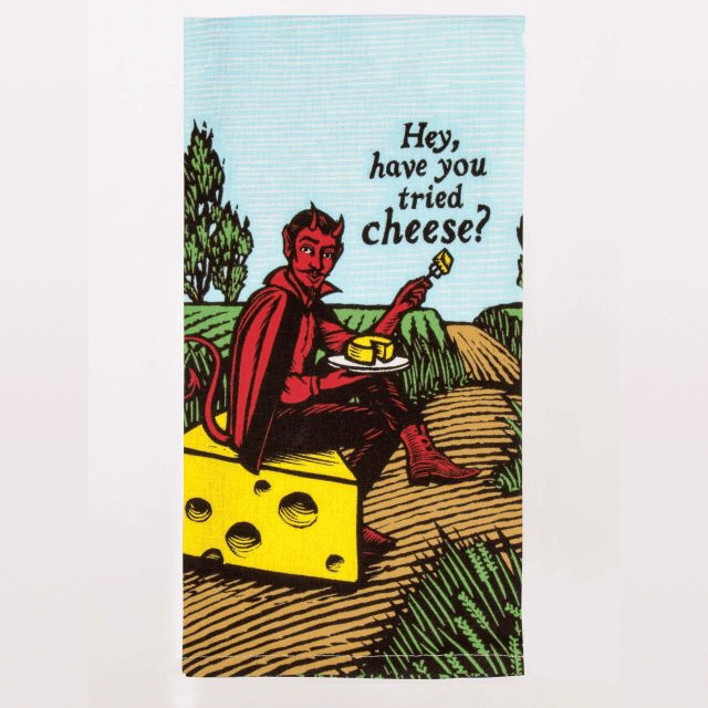 Kitchen Dish Towel - Have You Tried Cheese?-hotRAGS.com