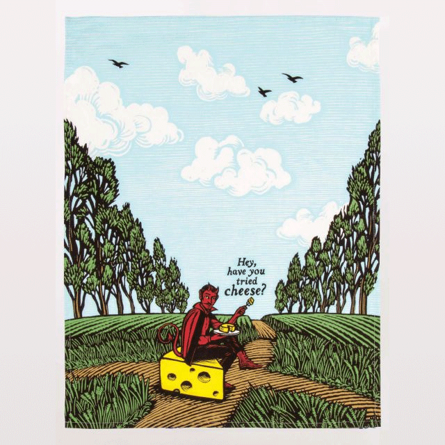 Kitchen Dish Towel - Have You Tried Cheese?