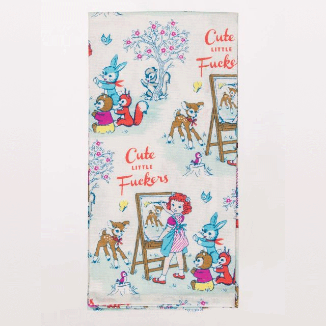 Kitchen Dish Towel - Cute Little Fuckers-hotRAGS.com