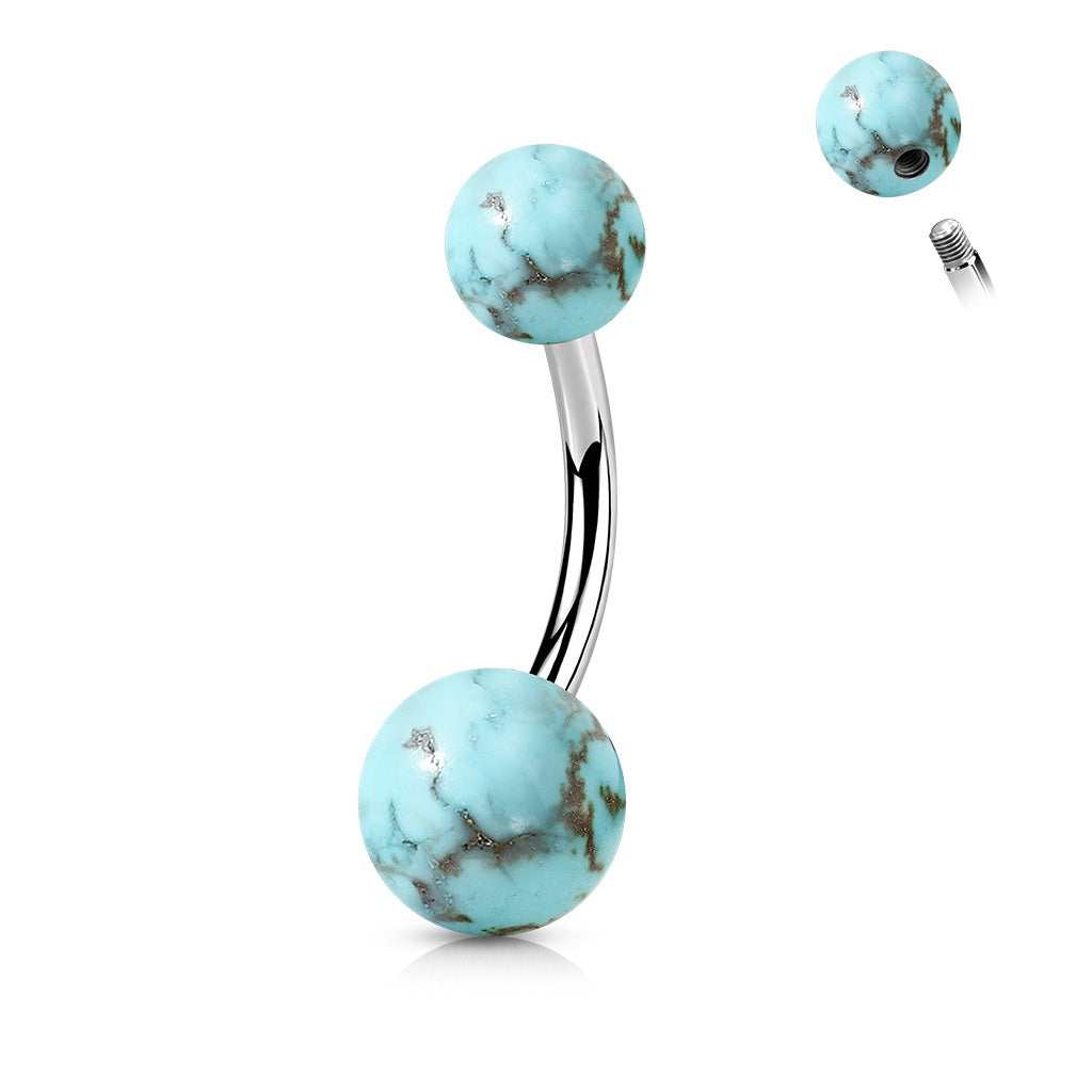 Belly Ring Turquoise-hotRAGS.com