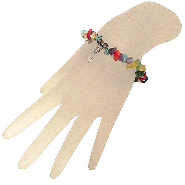 Bracelet - Chunky Chip Stone-hotRAGS.com