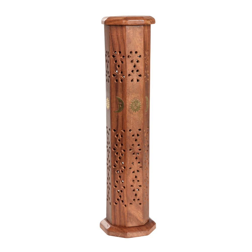 Tower Incense Burner Sun Moon-hotRAGS.com