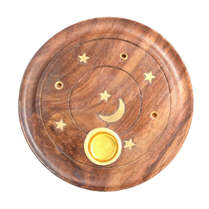 Incense Burner - Moon Round-hotRAGS.com