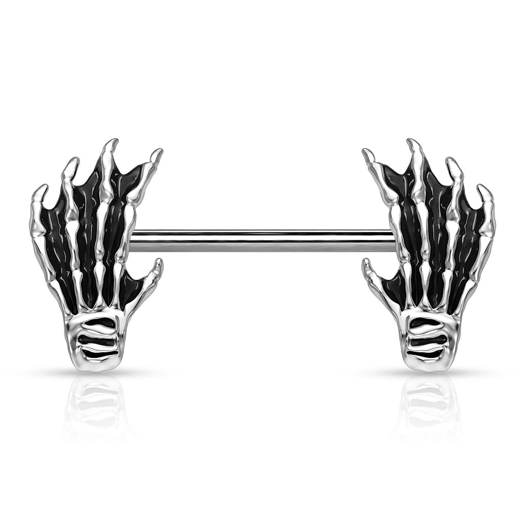 Nipple - 14g Skull Hand-hotRAGS.com