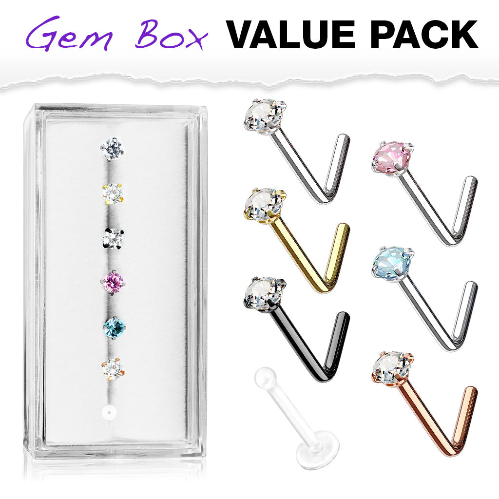Nose - 7pc L Bend Value Pack-hotRAGS.com