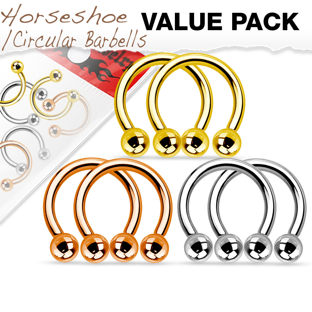 Horseshoe 3pair 16g Value Pack-hotRAGS.com