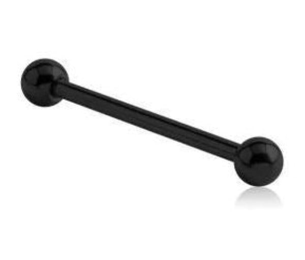 Barbell 14g Titanium Black-hotRAGS.com