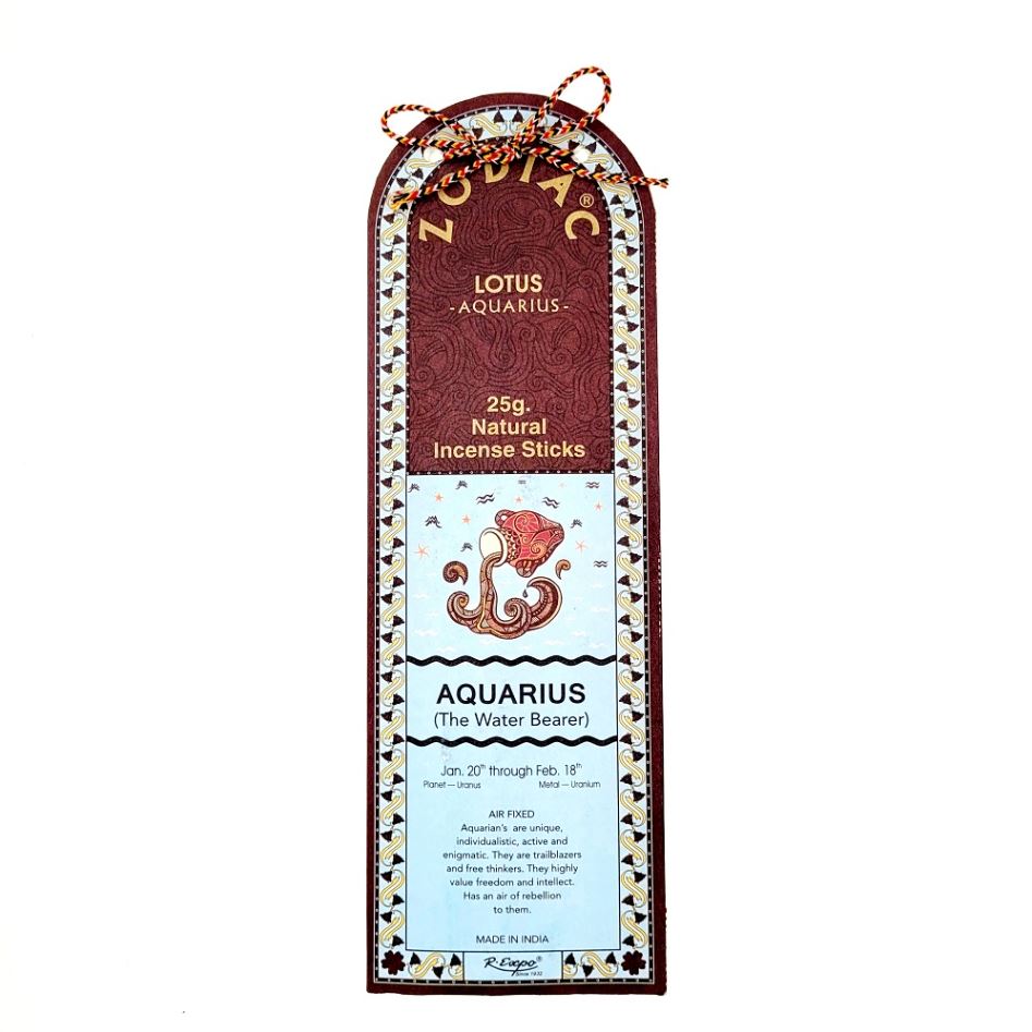 Incense Zodiac Aquarius Lotus-hotRAGS.com