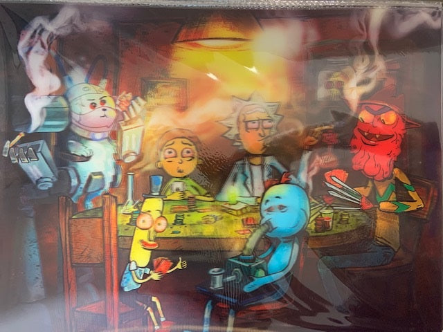 Rick and Morty Poker 3D Pic-hotRAGS.com