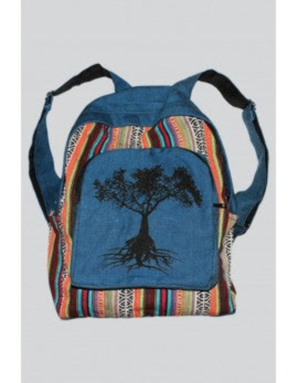 Backpack Tree Of Life Stripe - Each Unique-hotRAGS.com