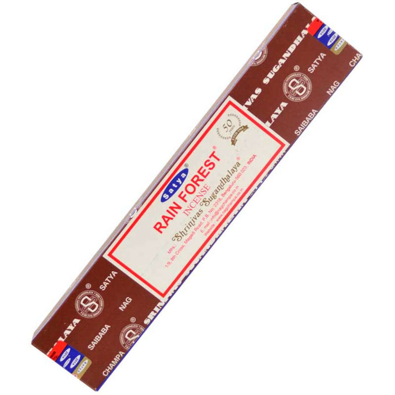 Satya Nag Champa Natural Incense - Rainforest 15gram-hotRAGS.com