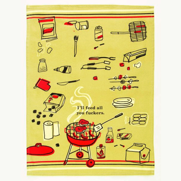 Kitchen Dish Towel - I'll Feed All You Fuckers - Thumbnail 2