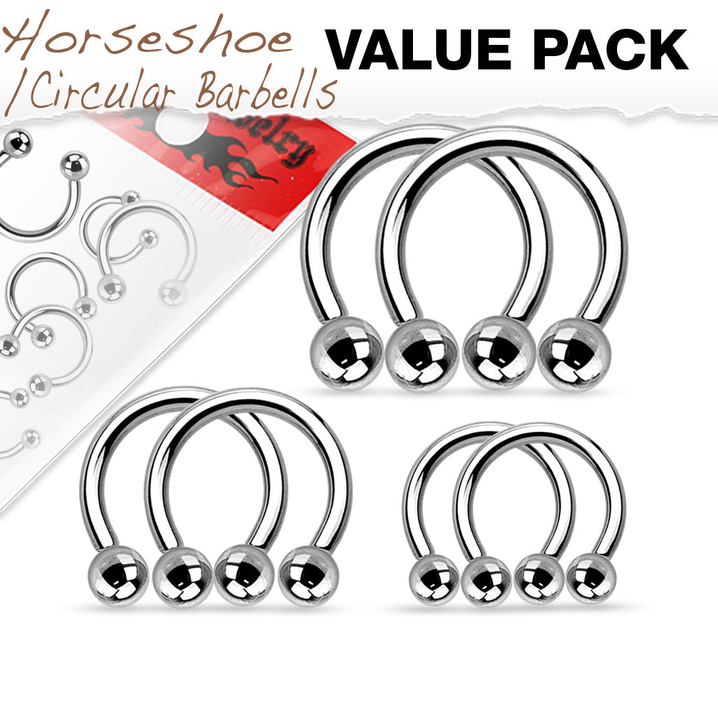 Horseshoe - 3pair 16g - Value Pack-hotRAGS.com