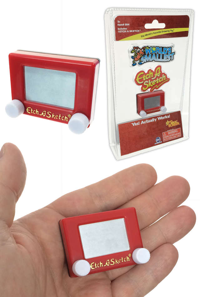 Toy World's Smallest Etch A Sketch-hotRAGS.com