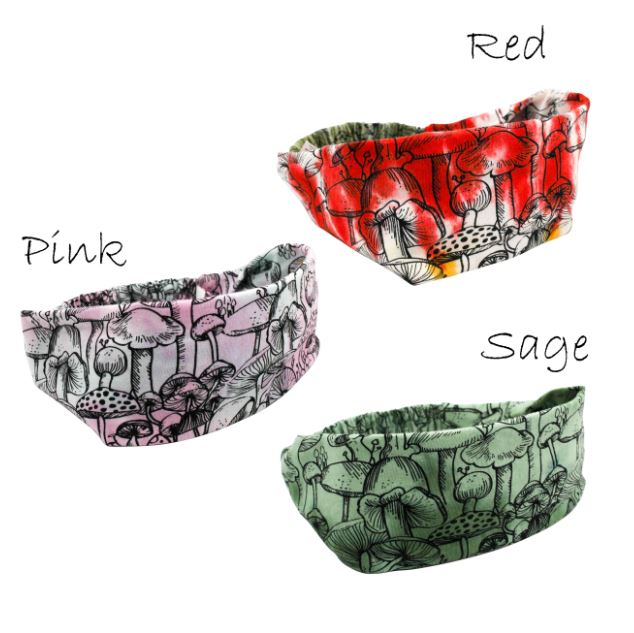 Headband Mushroom Tie Dye-hotRAGS.com