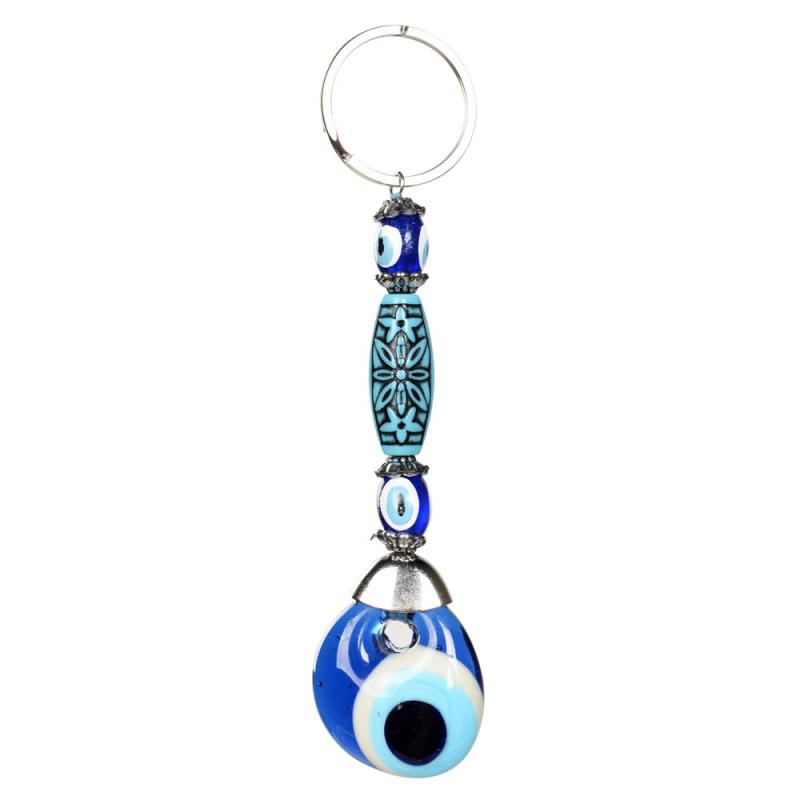 Keychain Evil Eye Long Bead-hotRAGS.com