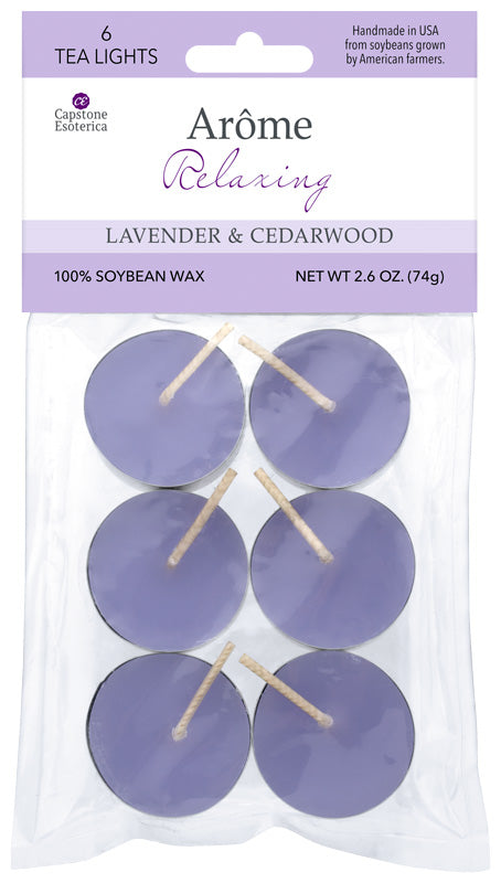 Tealight Candle Lavender and Cedarwood-hotRAGS.com