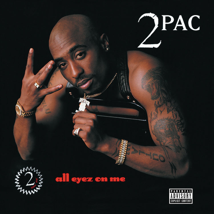 Poster - Tupac 12"x12" - All Eyez On Me-hotRAGS.com