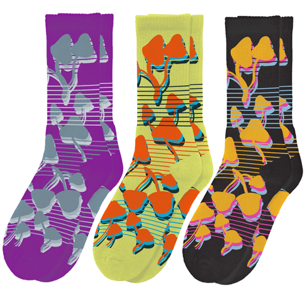 Socks Mushrooms-hotRAGS.com