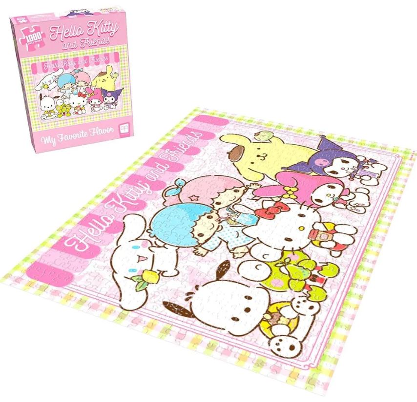 Hello Kitty and Friends My Favorite Flavor Jigsaw Puzzle (1000 Piece)-hotRAGS.com