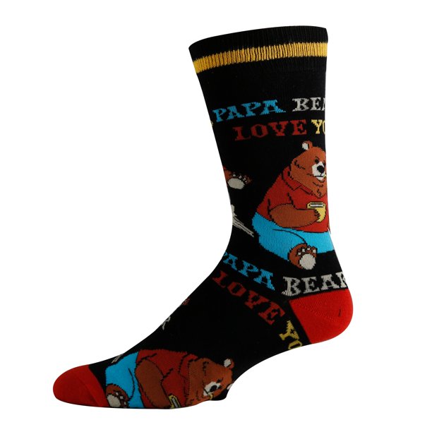Socks Papa Bear I Love You-hotRAGS.com