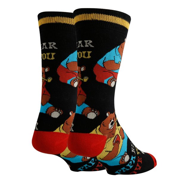Socks Papa Bear I Love You-hotRAGS.com