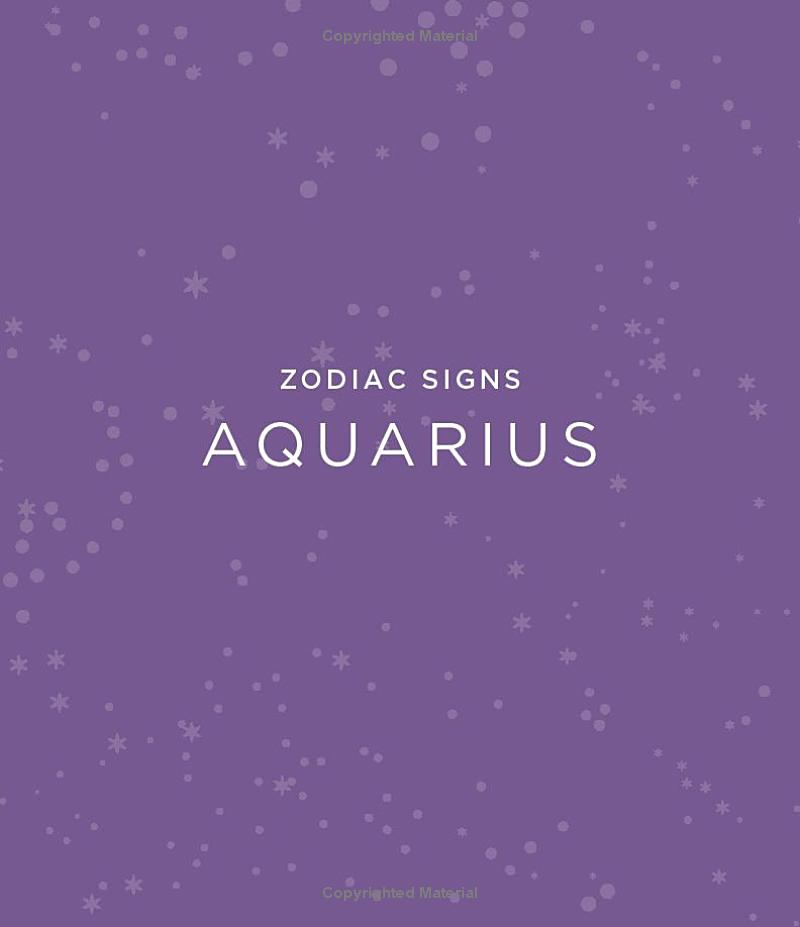 Zodiac Signs: Aquarius Book-hotRAGS.com