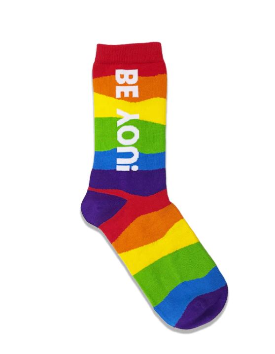 Socks Lgbtq+ ~  Rainbow Be You-hotRAGS.com