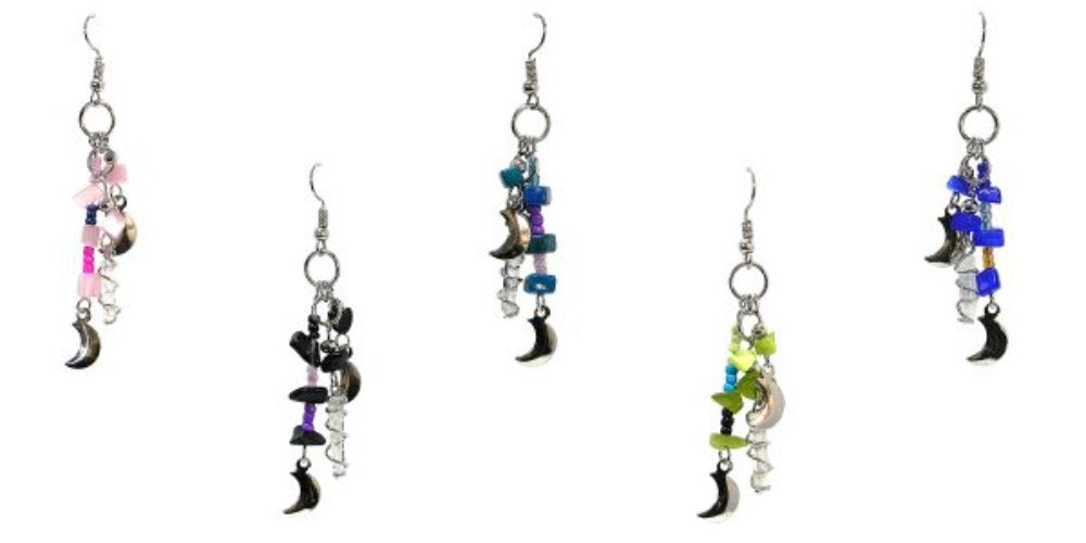 Earrings Moon Charms Hanging-hotRAGS.com