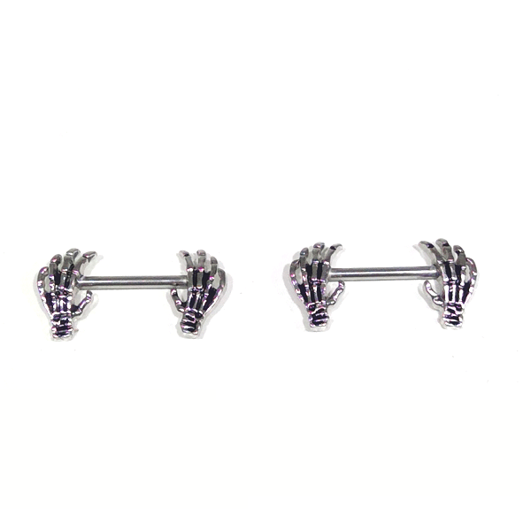 Nipple - Skull Hands-hotRAGS.com