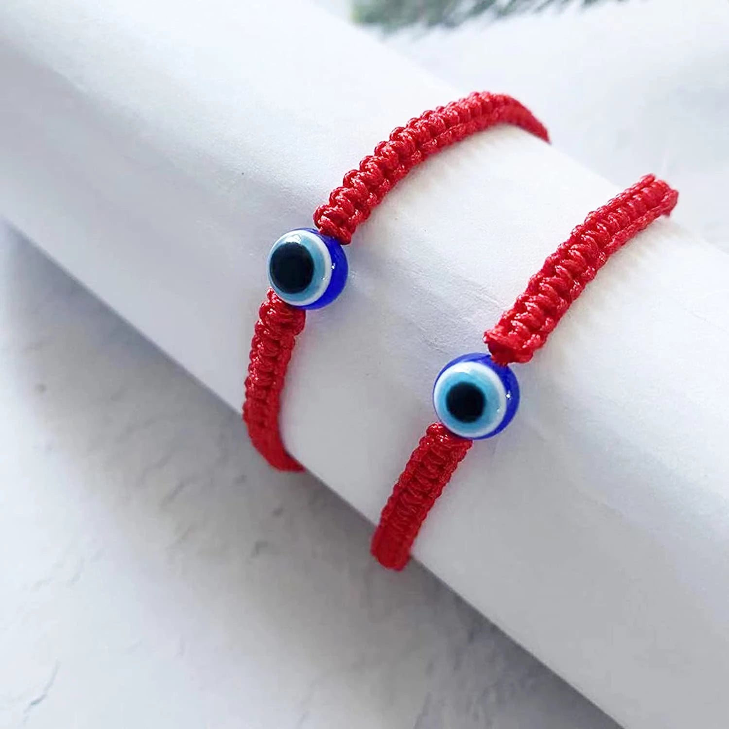 Bracelet Evil Eye Braid Red-hotRAGS.com