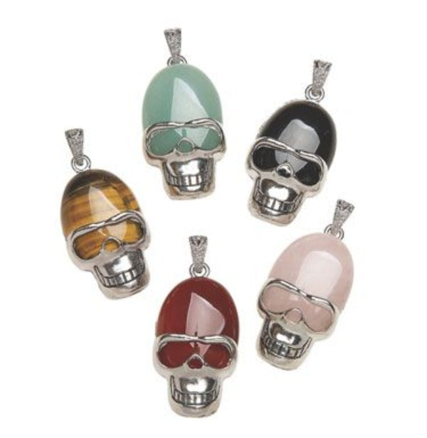 Necklace - Crystal Skull-hotRAGS.com